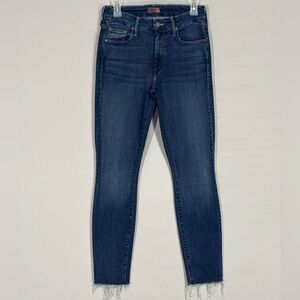 MOTHER The Looker Ankle Fray Jeans Sz 26 Hot Springs